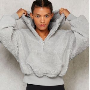 ALO YOGA Streetside Half Zip Sherpa Hoodie